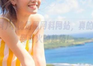 不愧是黑网料网站，真的是有料到着火的趋势！